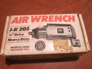 lot 37 image: (L) Ingersoll-Rand I-R 205 38 Heavy Duty Air Wrench in Box