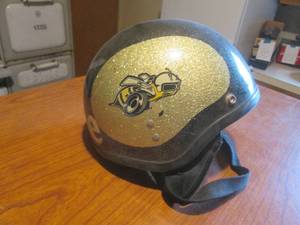 lot 100 image: (DLR) Vintage Sparkle Helmet Size Large - Inside Foam Padding Need Replacing