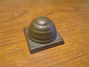 lot 204 image: (DLR) Vintage Brass Advertising Paperweight Kennecott 1 34 x 134