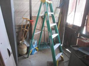 lot 223 image: (K) Werner Fiberglass 6 Foot Foldin...