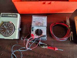 lot 76 image: Tool box with electrical boxes and switch plates, and more