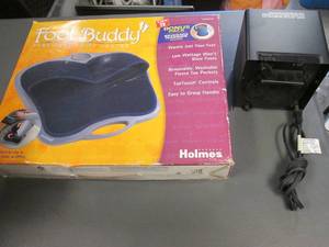 lot 97 image: Foot Buddy Heater and personal space heater