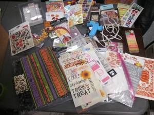 lot 322 image: Massive lot of Scrapbook supplies