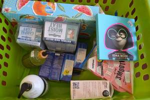 lot 135 image: Bin of Assorted Self Care & Beauty Products
