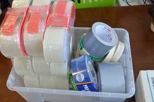 lot 150 image: Assorted Tape Lot  Thermal Transfer Labels