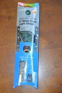 lot 152 image: Plug & Glow 8 Multi-Color Vehicle LED Light Strips