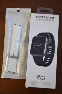 lot 167 image: Apple Watch Sport Bands - 2-Pack