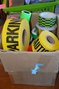 lot 172 image: Big Box of Assorted Tape