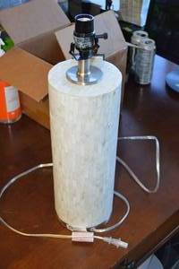 lot 194 image: Ceramic Lamp with no bulb