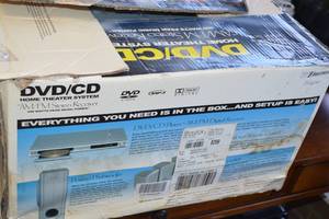lot 212 image: Emerson Vintage DVDCD Home Theater System with AMFM Stereo Receiver