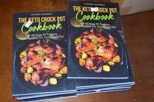 lot 219 image: The Keto Crock Pot Cookbook - 17 total books