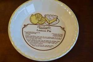 lot 223 image: Rawleighs Lemon Pie Dish with Secret Recipe