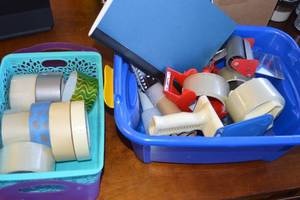 lot 235 image: Assorted Tape and Notebooks Lot
