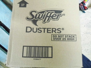 lot 4 image: Case of 4- 6pks Swifter Heavy Duty Dusters
