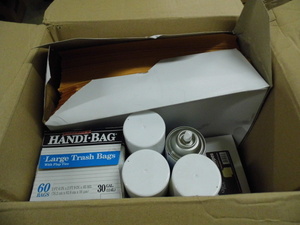 lot 27 image: Large Box full of assorted office supplies and More