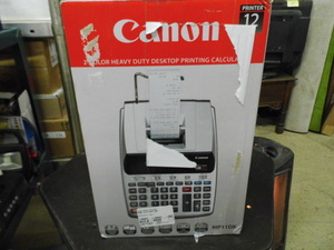 lot 31 image: Heavy duty Canon Adding Machine desktop printing calculator