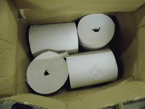 lot 54 image: 4 rolls of commercial Coreless Paper Towels