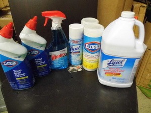 lot 63 image: Lot of assorted household Cleaning supplies