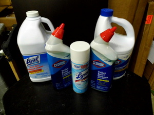 lot 65 image: Lot of assorted household and bathroom Cleaning supplies