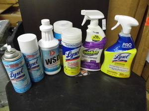 lot 66 image: Lot of assorted household Cleaning supplies