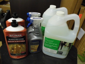 lot 81 image: Weiman, Bona and other hardwood floor cleaners