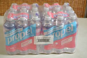 lot 264 image: 2ct Case of Propel Fitness Water Strawberry Lemonade Flavor 24-Pack Best by 01292024