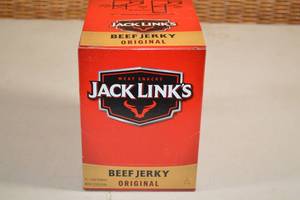 lot 45 image: Box of Jack Links Original Flavor Beef Jerky Mini Pack