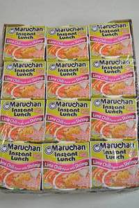 lot 131 image: Maruchan Instant Lunch Cup Noodles 12-Pack Chili Lime with Shrimp Flavor