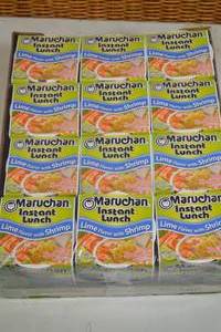 lot 109 image: Maruchan Instant Lunch Cup Noodles 12-Pack Lime and Shrimp Flavor