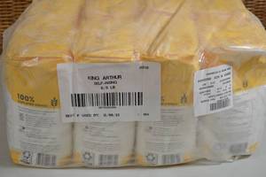 lot 298 image: Case of King Arthur Baking Company Unbleached Self Rising Flour - 8 Bags Best by 12092023