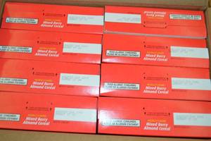 lot 404 image: 2ct Case of Post Premier Protein Cereal Mixed Berry Almond Flavor - 16 Boxes Total&nbspBest by 082023