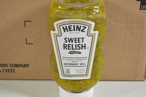 lot 490 image: 6ct Heinz Sweet Relish - 12oz Bottles&nbspBest by 01172025
