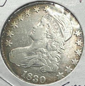 lot 22 image: 1830 Capped Bust Half Dollar