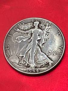 lot 34 image: 1944 Walking Liberty Half Dollar