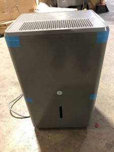 GE 50-Pint Dehumidifier for Basement, Garage or Wet Rooms up to 4500 sq. ft. in Grey, Smart Dry Customer Returns See Pictures