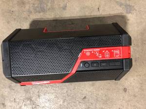 Milwaukee M18M12 Lithium-Ion Cordless Wireless Jobsite Speaker   Customer Returns See Pictures
