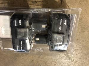 RYOBI ONE 18V HIGH PERFORMANCE Lithium-Ion 4.0 Ah Battery (2-Pack)   Customer Returns See Pictures