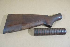 lot 22 image: Winchester Model 12 Stock and Forearm