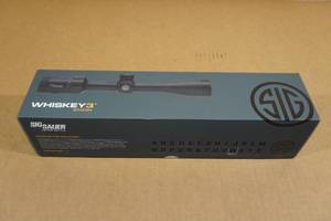 lot 40 image: NEW Sig Sauer Whiskey 3 4-12 x 40mm SFP Rifle Scope
