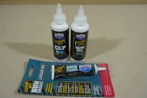 lot 108 image: Lucas Oil Extreme Duty CLP, Gun Grease, and Gun Oil