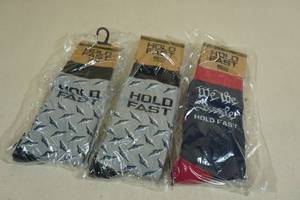 lot 122 image: 3 Hold Fast Socks