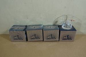 lot 144 image: Rocks Glasses with Embedded Bullets - Bad Governments Ban Guns
