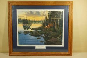 lot 151 image: Treasured Moments Framed and Matted Print by Derk Hansen - 44645000