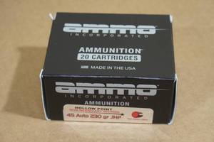 lot 167 image: 20 Ammo Inc .45 Auto 230 Gr JHP Ammo
