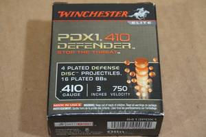 lot 211 image: 10 Winchester PDX1 410 Defender .410 Bore 3 Defense Shotshells