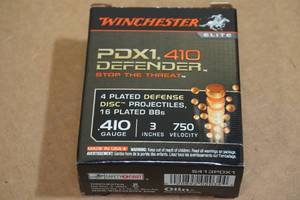 lot 212 image: 10 Winchester PDX1 410 Defender .410 Bore 3 Defense Shotshells