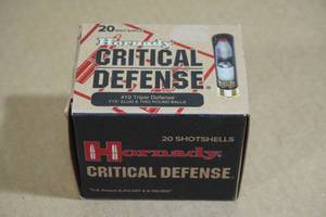 lot 213 image: 20 Hornady Critical Defense .410 Bore 2-12 SlugBall Shotshells