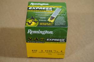 lot 215 image: 25 Remington Express .410 Bore 3 4 Shot Shotshells