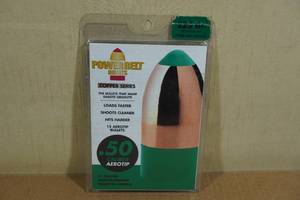 lot 230 image: 15 Powerbelt .50 Cal Aerotip 223 Gr Black Powder Bullets