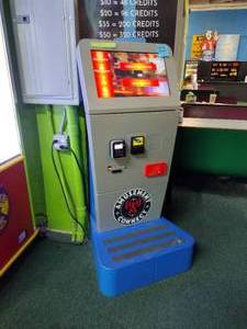 lot 61 image: Amusement Connect Paystation Kiosk with Ingenico iUC285 standalone contact and contactless reader